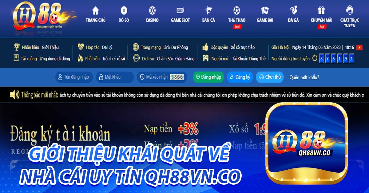 Giới thiệu khái quát về nhà cái uy tín QH88vn.co