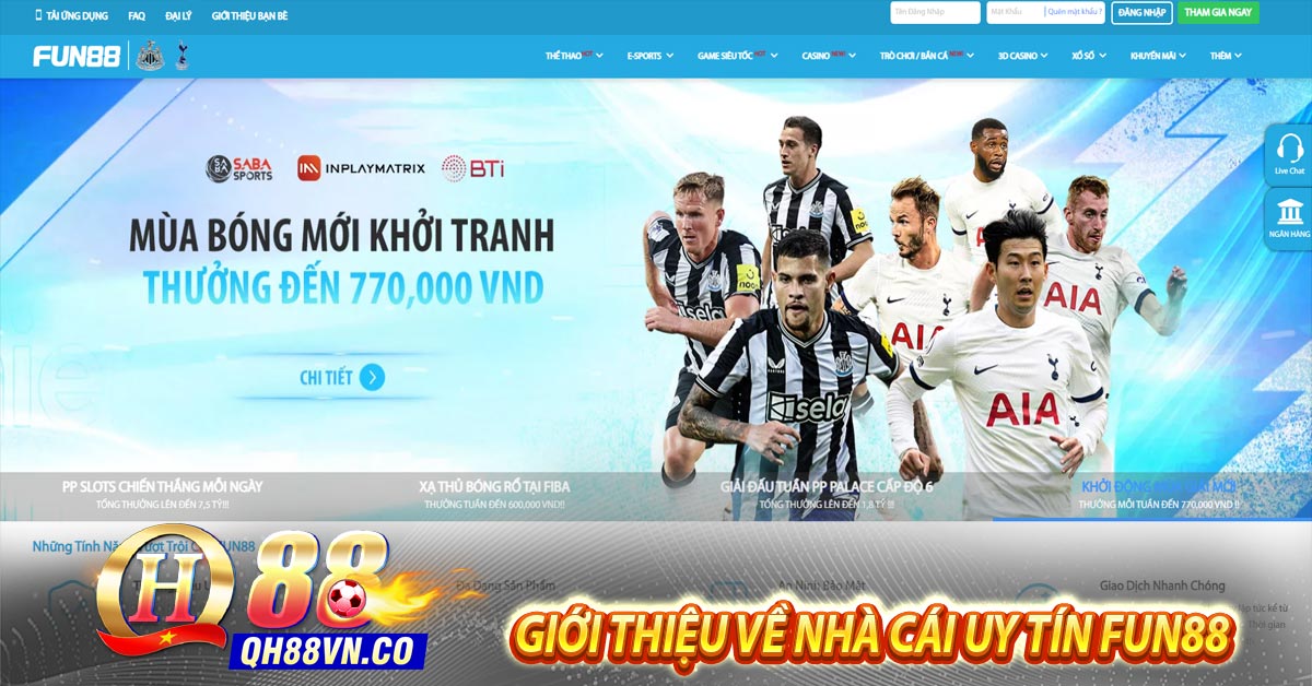 Giới thiệu về nhà cái uy tín Fun88