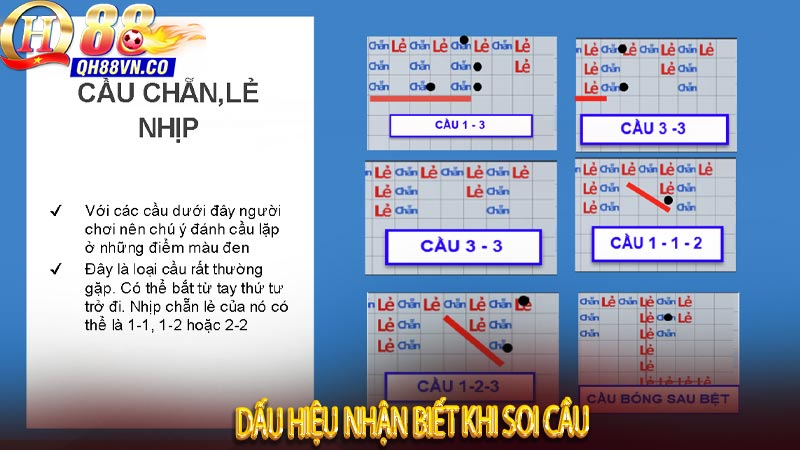 Dấu hiệu nhận biết khi soi cầu xóc đĩa