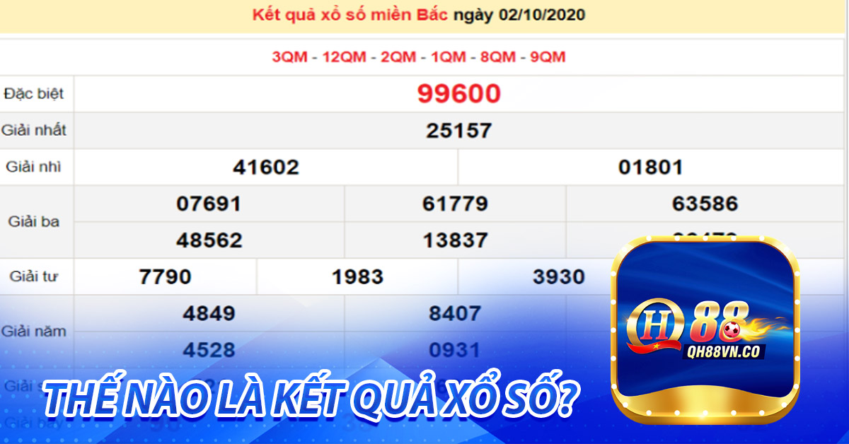 Thế nào là kết quả xổ số?