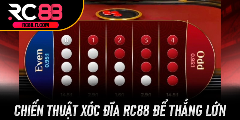 Chiến thuật Xóc Đĩa RC88 để thắng lớn